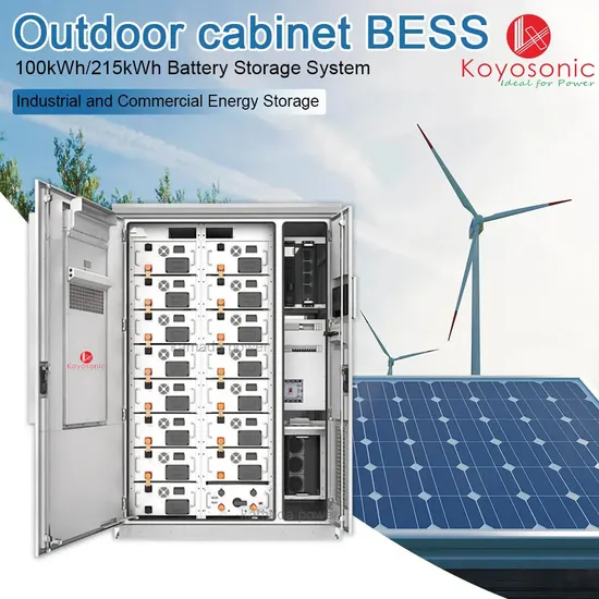 Ess 215kwh High Voltage 768V280ah Industrial Commercial Energy Storage System with Battery Outdoor Cabinet 